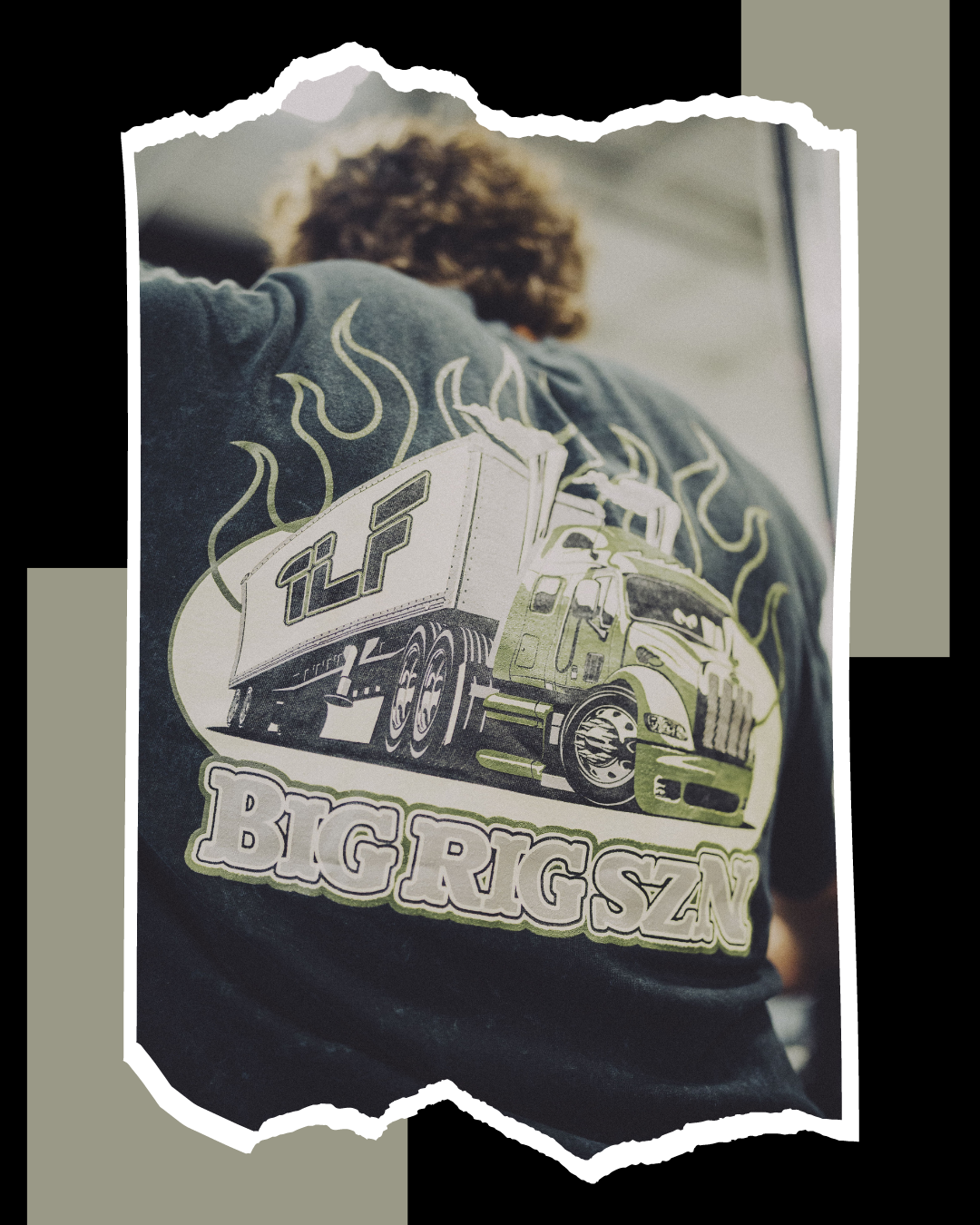 1LF x BIG RIG SZN Oversized T-Shirt 💪